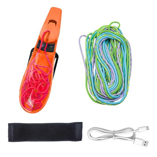 Spinnenweben-Werfer Tragbares Leuchtet im Dunkeln Spielzeug Kompakte Löffelform Wiederaufladbar USB Stressabbau für Kinder Erwachsene Spiel Spaß Geschenke orange