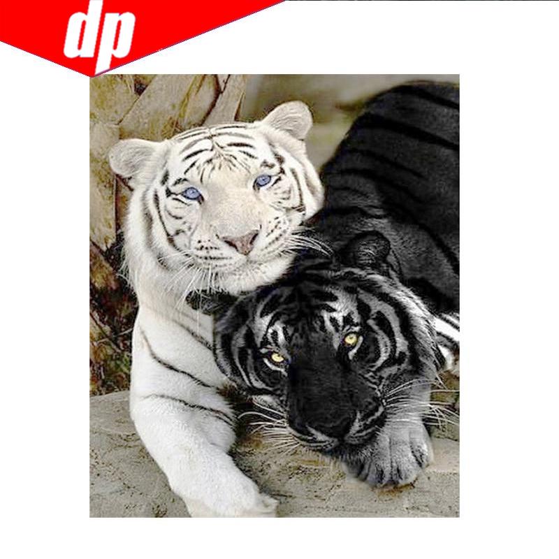 5D DIY Diamant Malerei Tier Tiger Diamant Stickerei 3D Kreuzstich Diamant Mosaik Home Decor 20X30