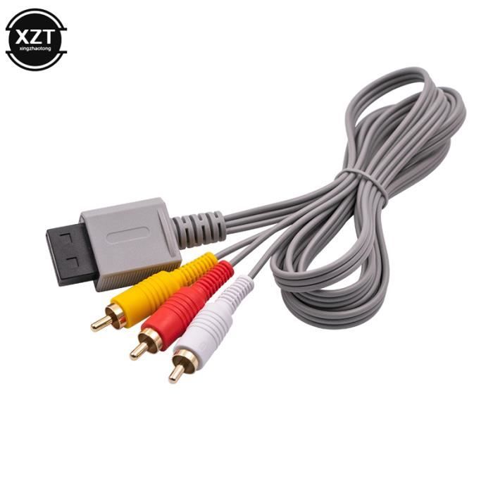 Composite AV-Kabel - Nintendo - Wii - 1,8 m - 3 Cinch - Vergoldet 480p