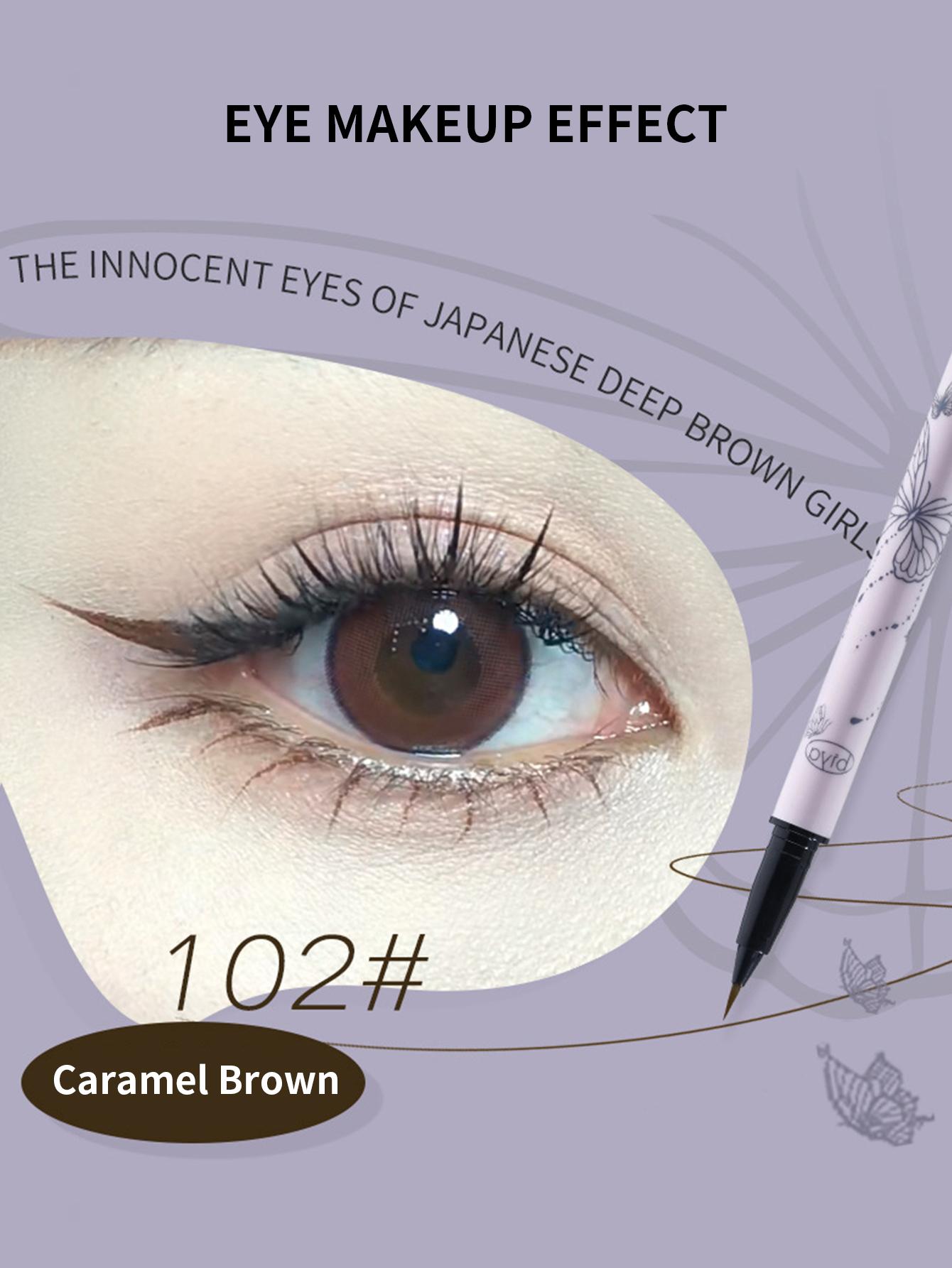 Biya Unterer Wimpernstift, extra feine Spitze, umrandet die unteren Wimpern sanft, unter den Tränensäcken, Eyeliner