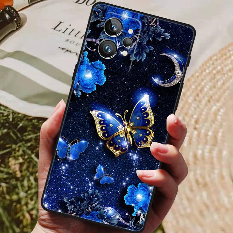 Hülle für Realme GT2 Pro 5G TPU Schwarzer Bumper Silikon Schutzhülle für Realme GT 2 Pro Handyhülle GT2 Pro 2PRO 2022 Capas Realme GT2 Pro