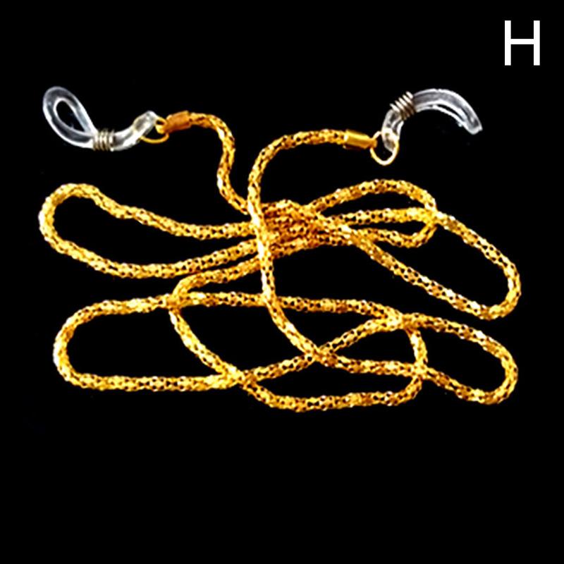 Mode Luxus Mode Brillen Damen Herren rutschfeste Brillenkette Vintage Metall Brillenband Vintage Lesebrille Halskette Brillenzubehör