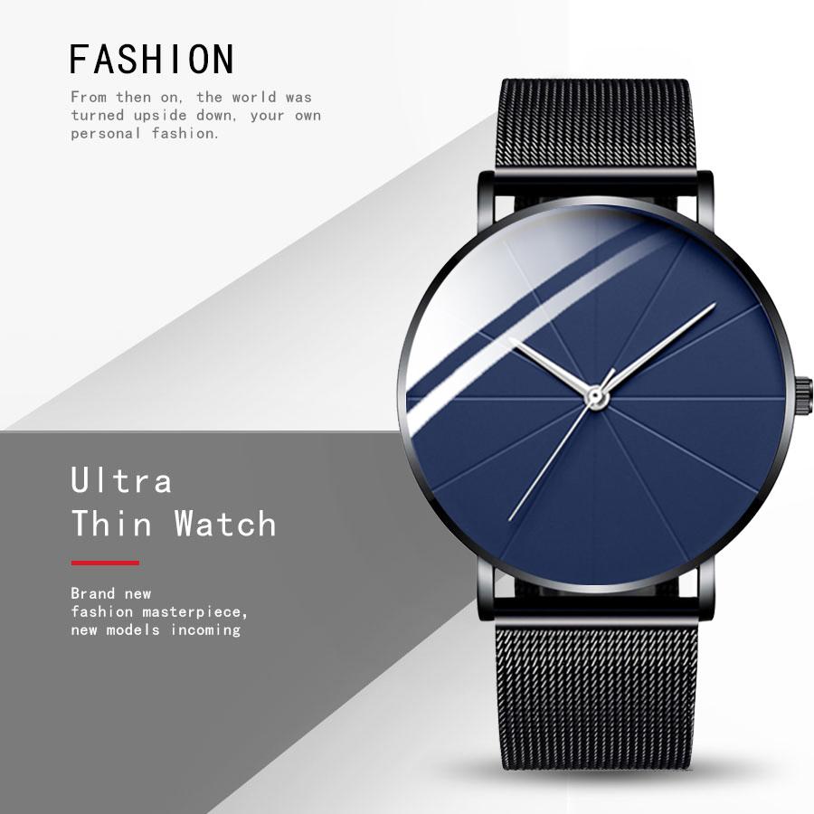 Mode Frauen Luxus Uhren Ultra-Dünne Damen Uhr Business Uhr Frauen Luxus Rose Gold Mesh Edelstahl Damen Uhren weibliche Uhr schwarz/blau