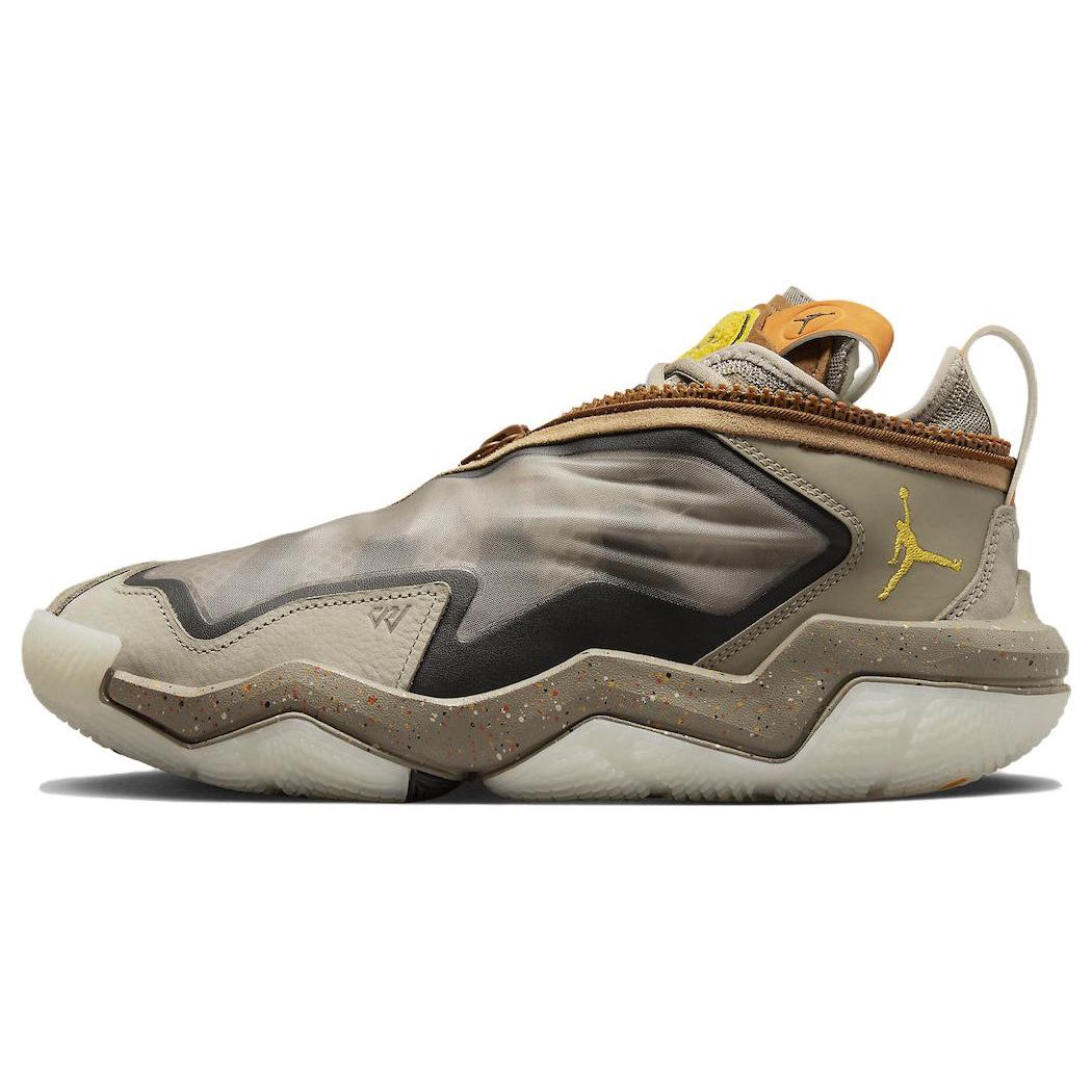 Honor The Gift x Air Jordan Jordan Why Not Zer0.6 PF Inner City Herren-Sneakers Tan Pekannuss Gelb-Ocker DX1693-001 47.5