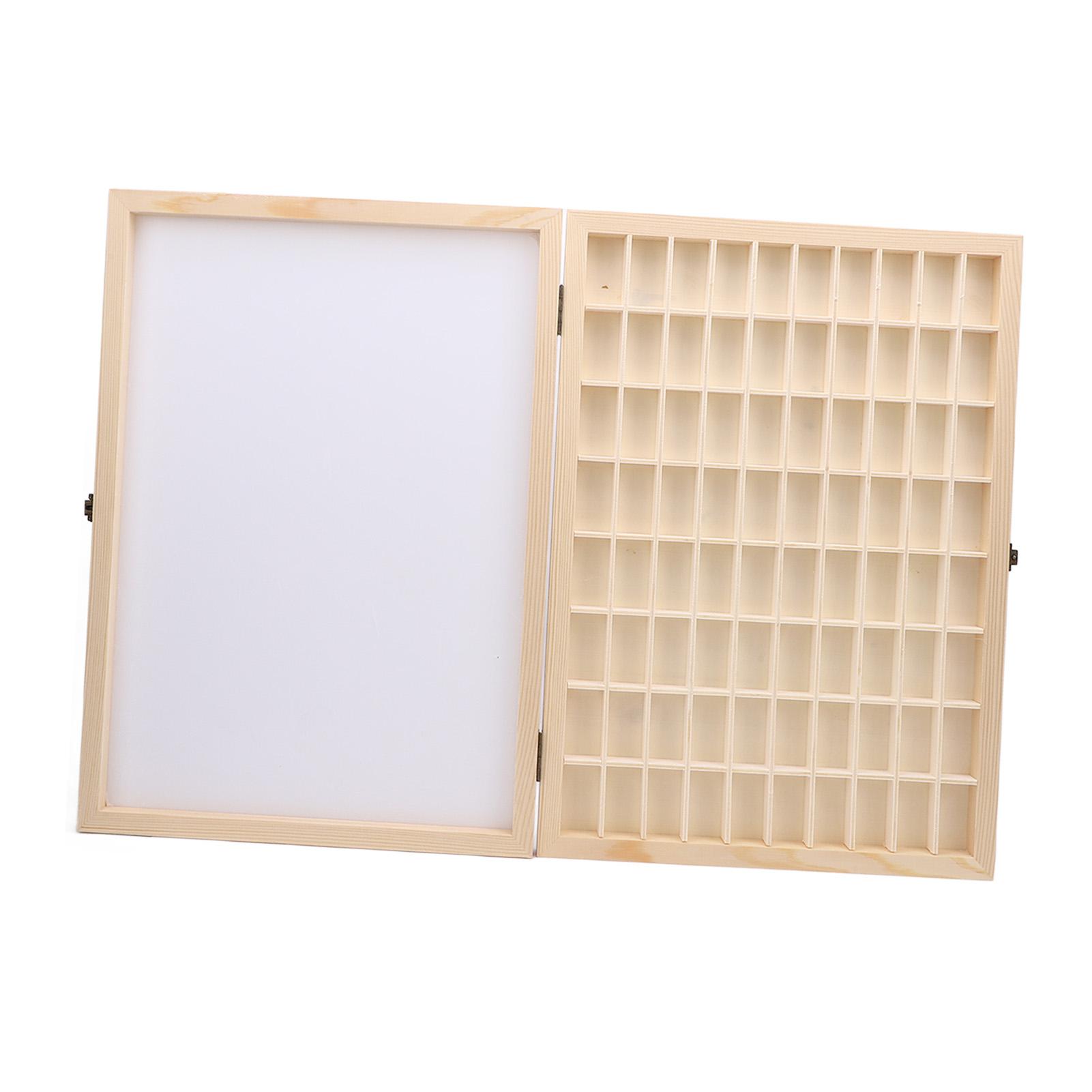 Kamera Film Aufbewahrungsbox für 135 35mm Filme Holz 80 Fächer Kamera Spulen Aufbewahrungsschrank Display