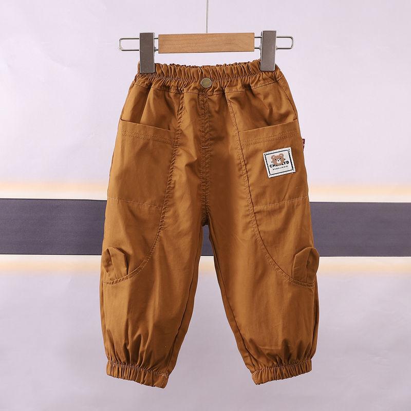 Arbeitshosen für Mädchen im Sommer, dünnes Design, neue Freizeithosen für Babys und Herren, mückensichere und klimatisierte Hosen 130