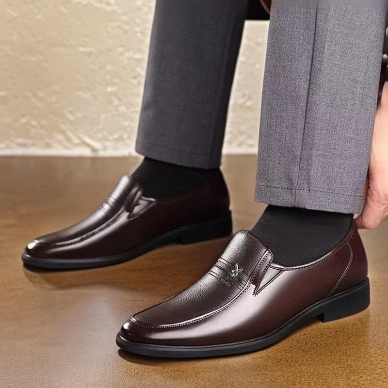 Herrenmode Einschrittige Formelle Schuhe-modischer Britischer Stil, Strapazierfähige Gummisohle, Bequem, Business Casual, Einschrittig, Slipper 44