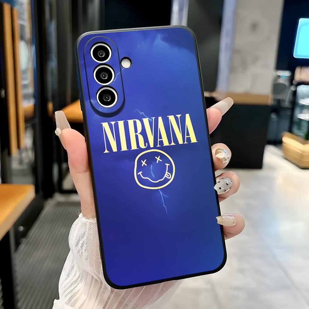 N-Nirvana Rockband Handyhülle Für Samsung S26 S25 Plus S20 S20 Plus S22 Ultra S23 FE S21 Plus S21 Ultra Weiche Hülle Samsung S21