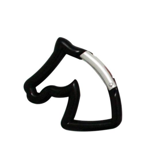Karabiner, kompakt, multifunktional, helle Farbe, verriegelbarer Aufhänger, Pferdekopf-Schnallenhaken für Rucksäcke