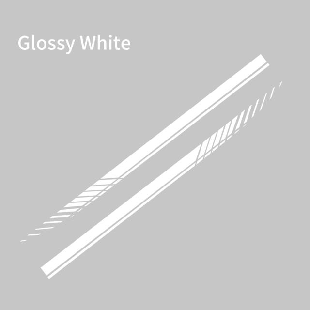 Volkswagen, VW, Ford, Toyota, Honda, Mercedes, Benz, Renault, DIY-Seitenstreifen-Aufkleber, Auto-Tuning weiß