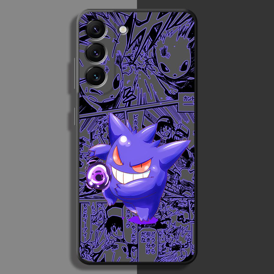 P-Pokemons Gengar- Handyhülle für Samsung Galaxy A21s A22 A23 A25 A33 A34 A52s A53 A54 A55 A71 A26 A36 A56 Cover Galaxy A22 5G