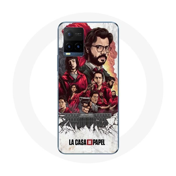 Hülle für Vivo Y21s 2021 / Y21 2021 La Casa De Papel Poster Kunst
