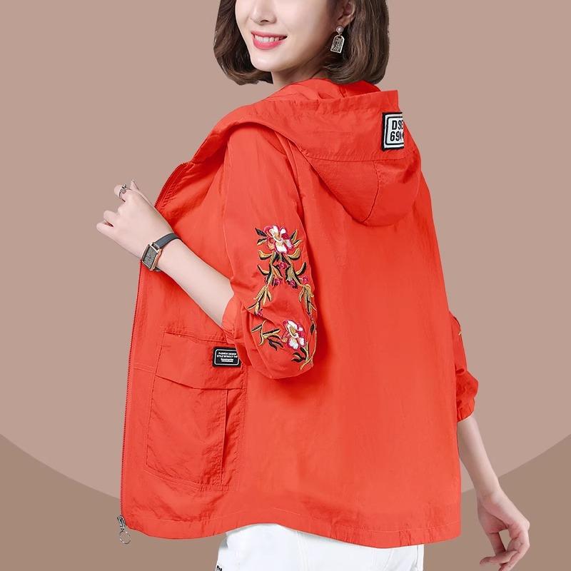 Damen Jacken Mantel Wasserdichte Schutzkleidung Windbreaker Mit Kapuze Freizeitjacke Oberbekleidung XS rot