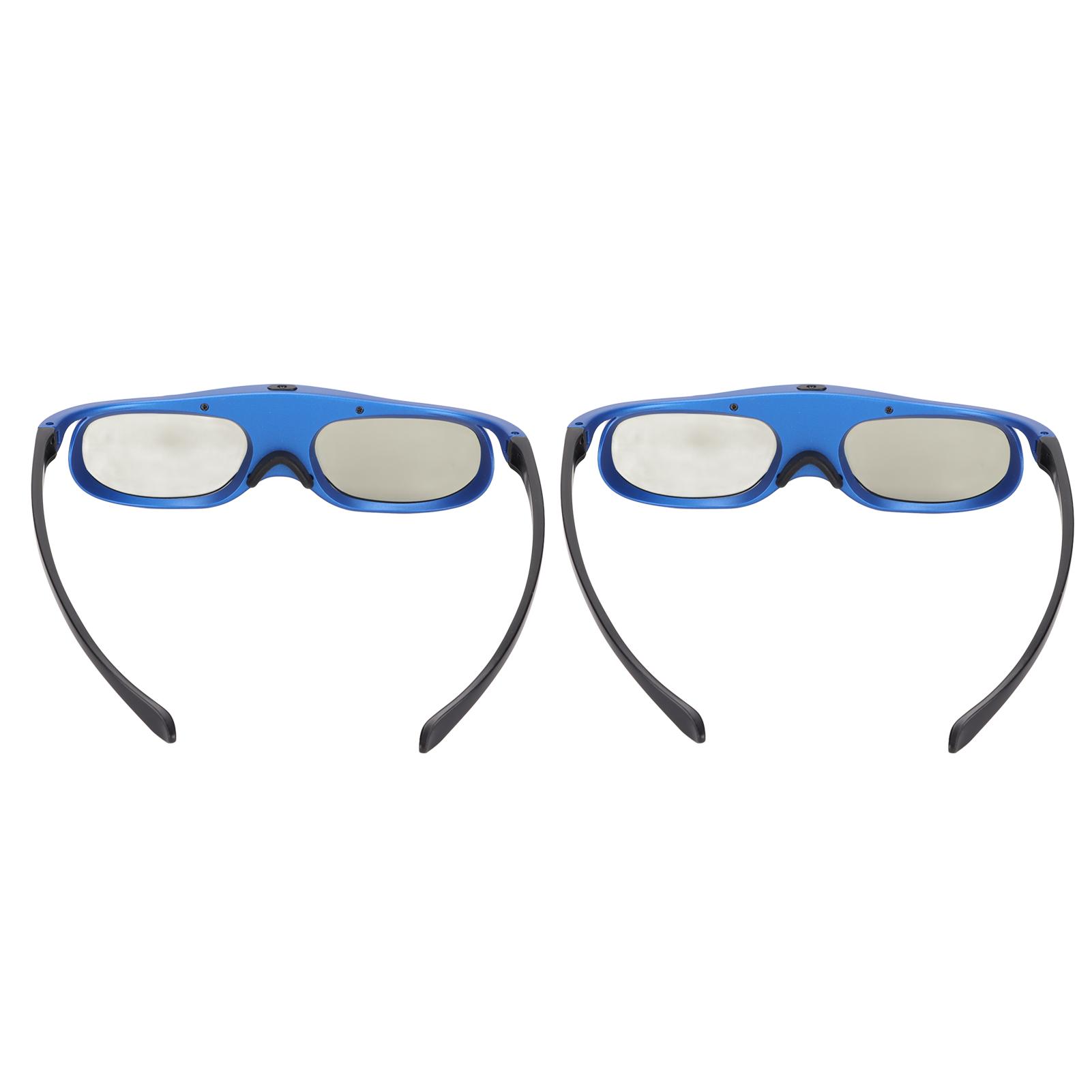 144 Hz DLP Link 3D-Brille, wiederaufladbare 3D-Active-Shutter-Brille für alle DLP Link 3D-Projektoren