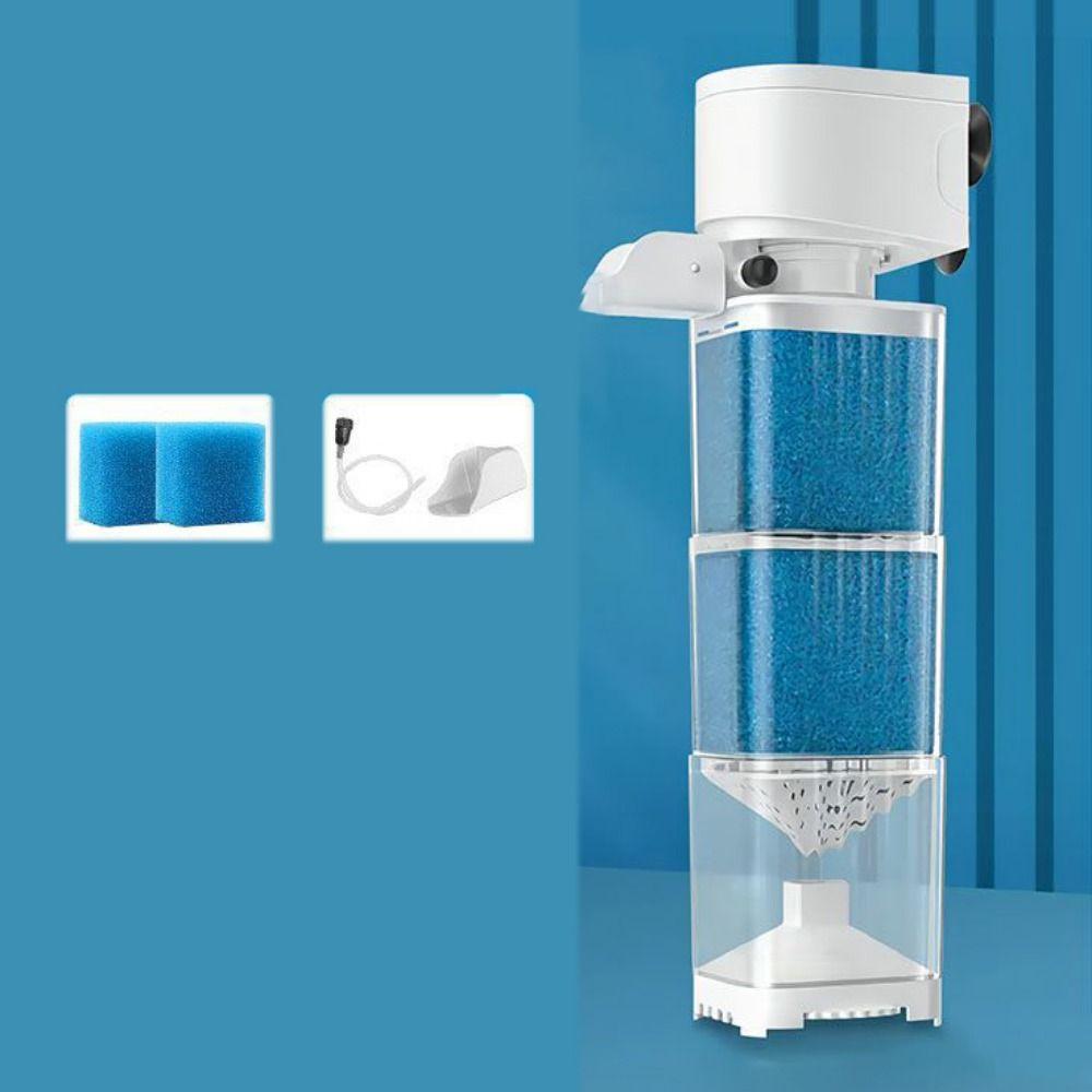 Stumm Fisch Tank Tauch Filter Abnehmbare Sauerstoff Pumpe Saug Toilette Für Fisch Tank 25W
