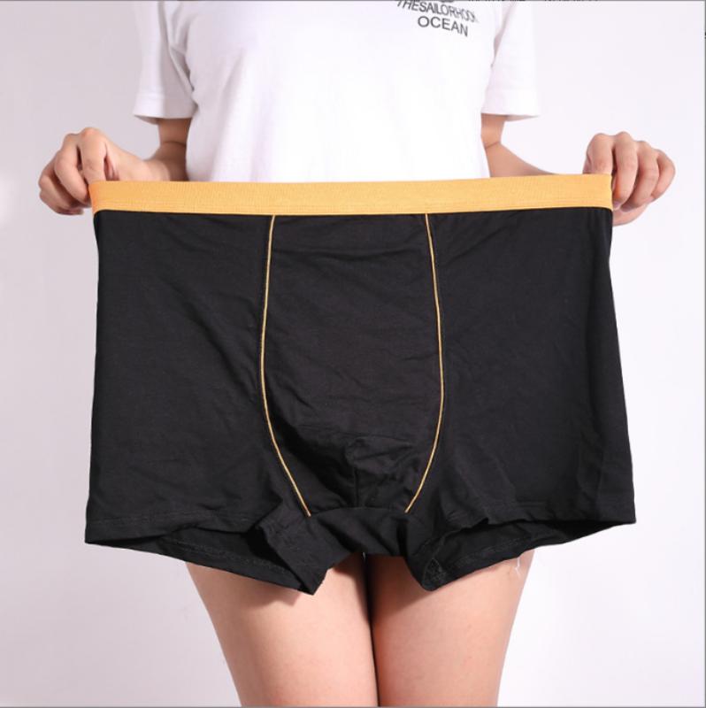 Herren-Boxershorts aus Baumwolle, belüftet, Übergröße, einfarbig, weiche Boxershorts, Unterwäsche, XL 2XL 3XL 4XL 5XL 6XL 7XL 8XL 9XL XL