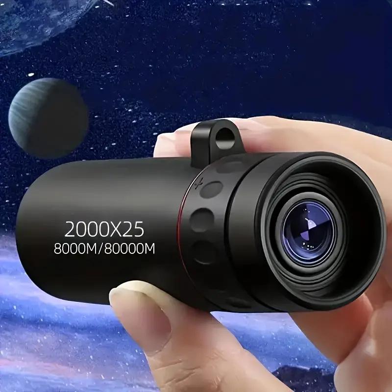 HD 2000x24 Profi-Qualität Dual-Use Fernglas & Monokular-Teleskop mit Mobiltelefon-Kompatibilität Binoculars + Simple Phone Clip