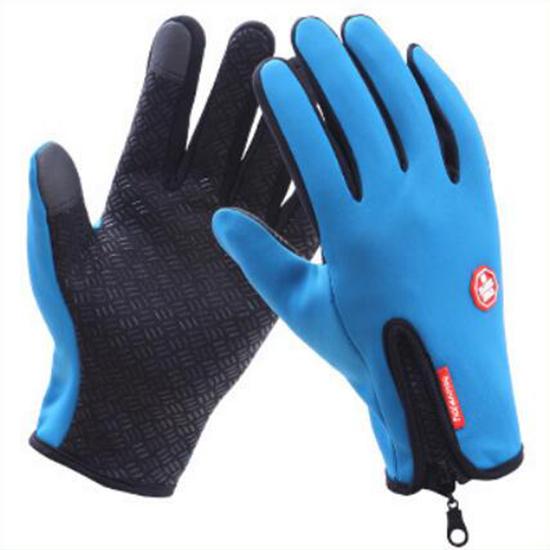Neue Männer Frauen Ski Handschuhe Winter Skifahren Handschuhe Touchscreen Anti-rutsch Snowboard Handschuhe 5 Asiatische größen Outdoor Warme Sport Fäustlinge XL blau