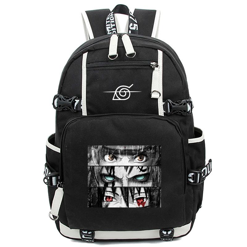 Anime-Rucksack, Schulranzen für Jungen und Mädchen, Rucksack für Teenager, Studenten, Männer und Frauen, Freizeit, USB-Reisetasche, Rucksack für den Schulanfang