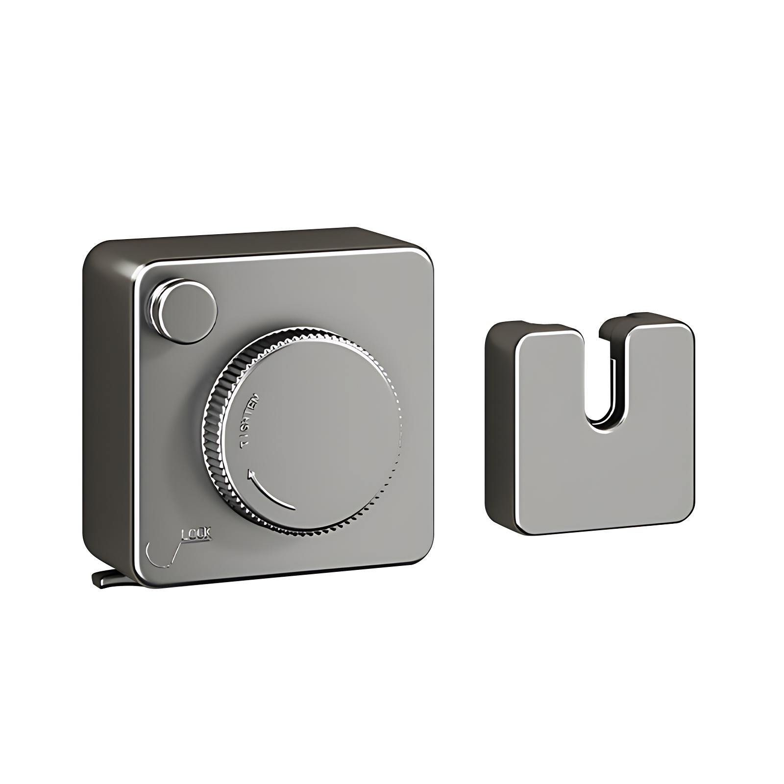 Versteckte einziehbare Wäscheleine für den Außenbereich, 4,8 m, robustes Wandhalterungs-Wäscheständer aus Stahl grau