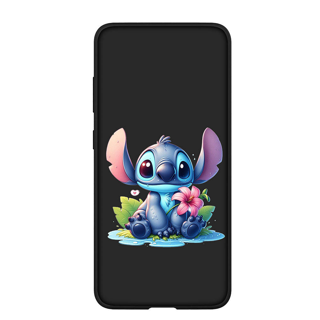 Handyhülle für Samsung Galaxy S24 S23 iPhone 15 14 Xiaomi Redmi Note 13 12 11 8 10 9 Pro Max X XR OPPO A15 Huawei Comics Lilo Luxus Stitch Cover for iPhone 12 Pro Max rehbraun