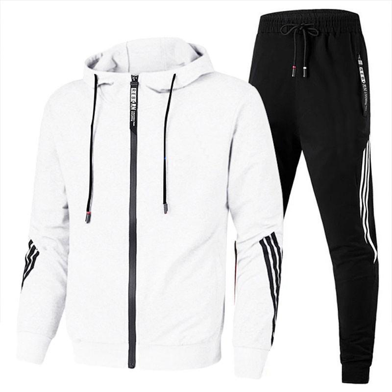 Frauen Lange Ärmel Neue Frühling Und Herbst Hoodie Anzug frauen Hosen Teenager Freizeit Laufen Drei Bars Sport Anzug frauen der Set 3XL