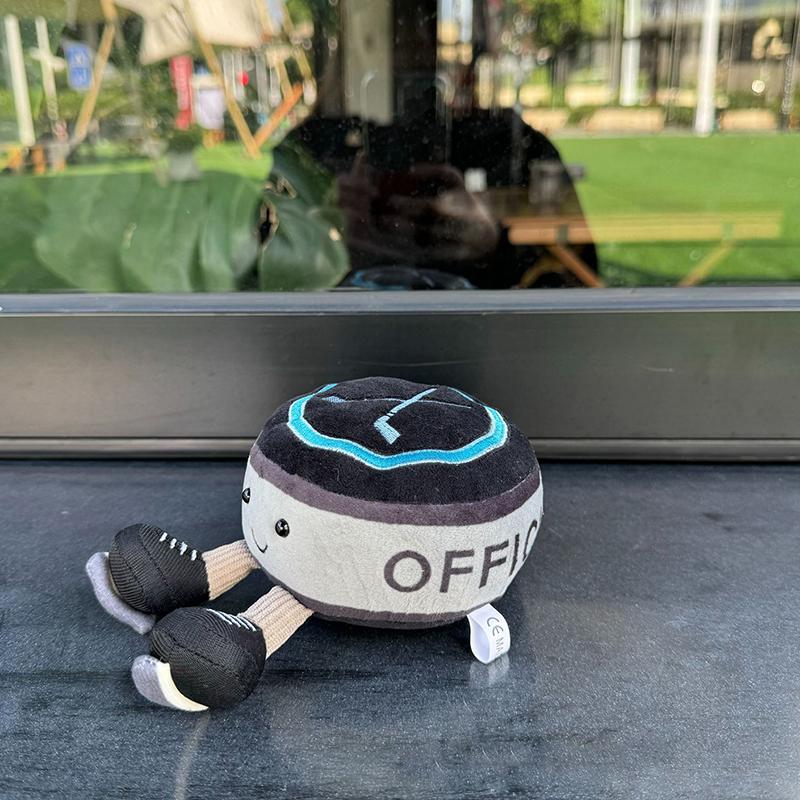 Niedliche Simulationsball-Serie Plüschtier Schlüsselanhänger Niedlich Eishockey Tennis Baseball Badminton Weicher Schlüsselanhänger Rucksackdekoration Geschenke 1Pc