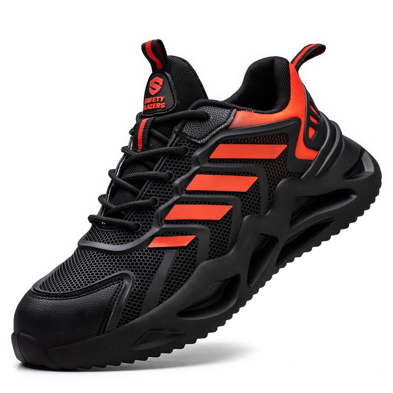 Neu Arbeit Turnschuhe Stahl Kappe Schuhe Männer Sicherheit Schuhe Pannensichere Arbeit Schuhe Stiefel Mode Unzerstörbar 38