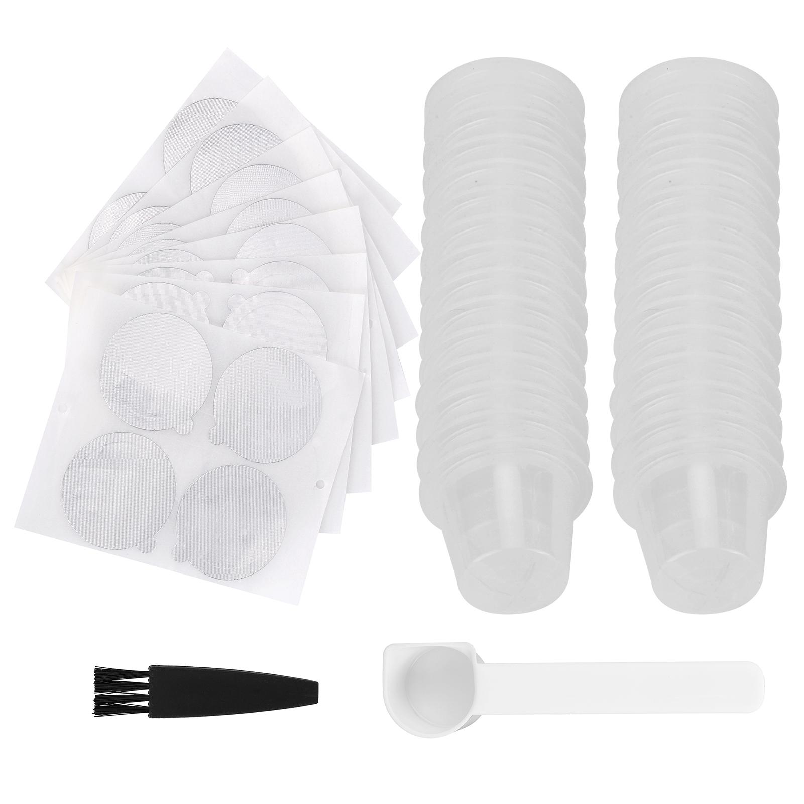 Fit für Nespresso Einweg Kaffee Kapsel Shell Kaffee Pulver Filter Tasse Kit Küche transparent