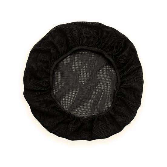 Wiederverwendbare Bäckermütze, Netz-Kochmütze, weich, atmungsaktiv, hautfreundlich, waschbar, Kochmütze, schützende Kopfbedeckung schwarz