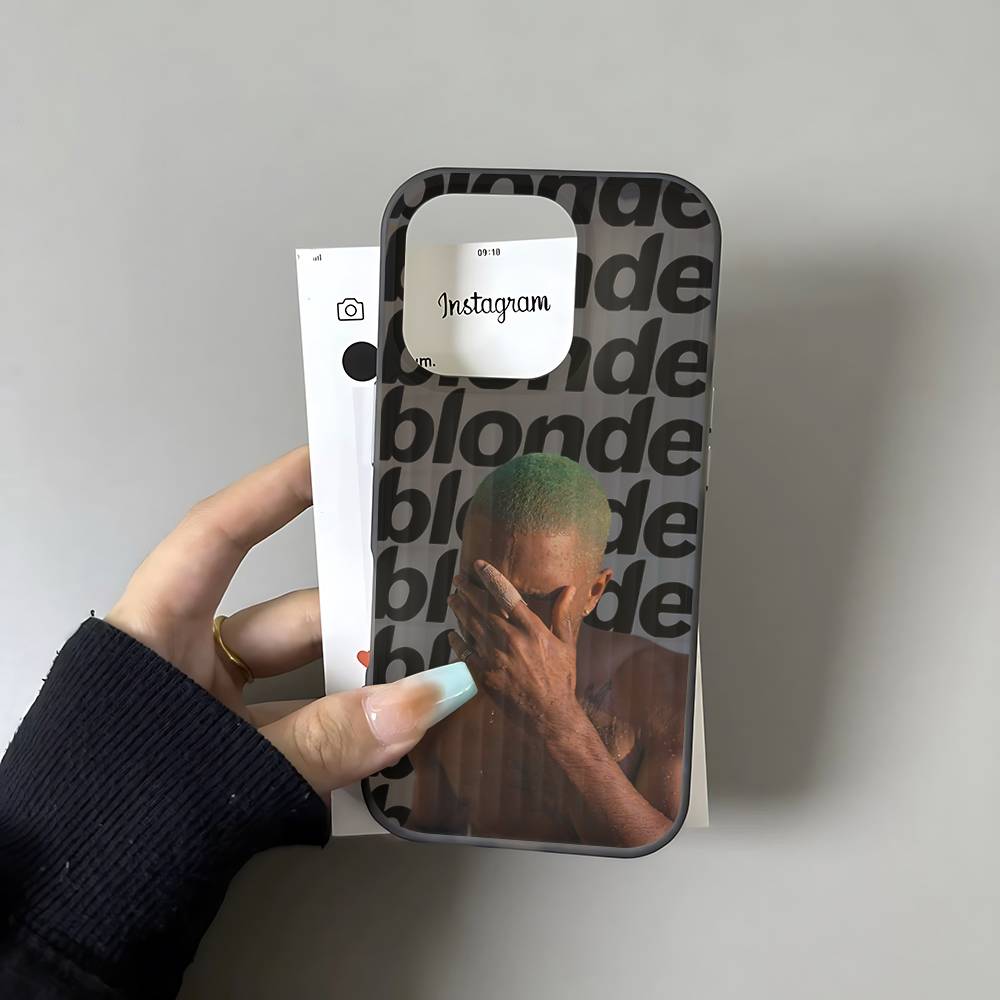 Frank Blonde Oceans Für Handy 17 16 15 14 13 12 11 Pro Max Plus Pro Air Handyhülle Wellenförmige Streifen Rückseite iPhone 17 Air