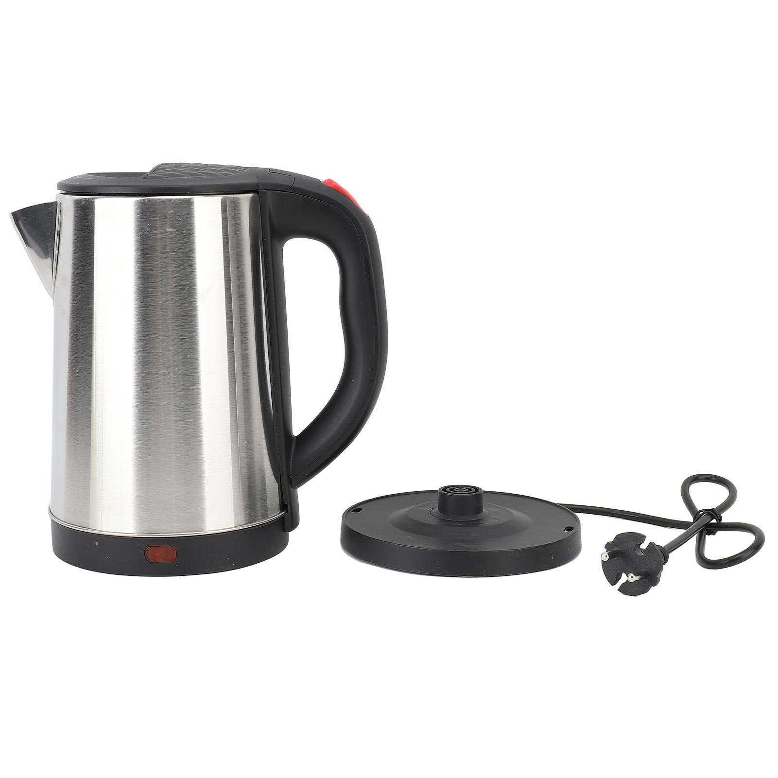 Wasserkocher 2,5L Trockenbrandschutz Automatische Abschaltung Schnellkochend Edelstahl Wasserkocher L(for 6.5-9kg)