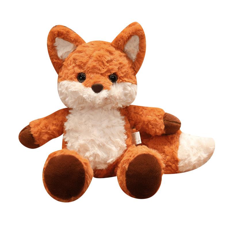 Laufender kleiner Fuchs Puppe niedliche Puppe Mädchen Schlafkissen Puppe Plüschtier Geschenk 35 centimeters.