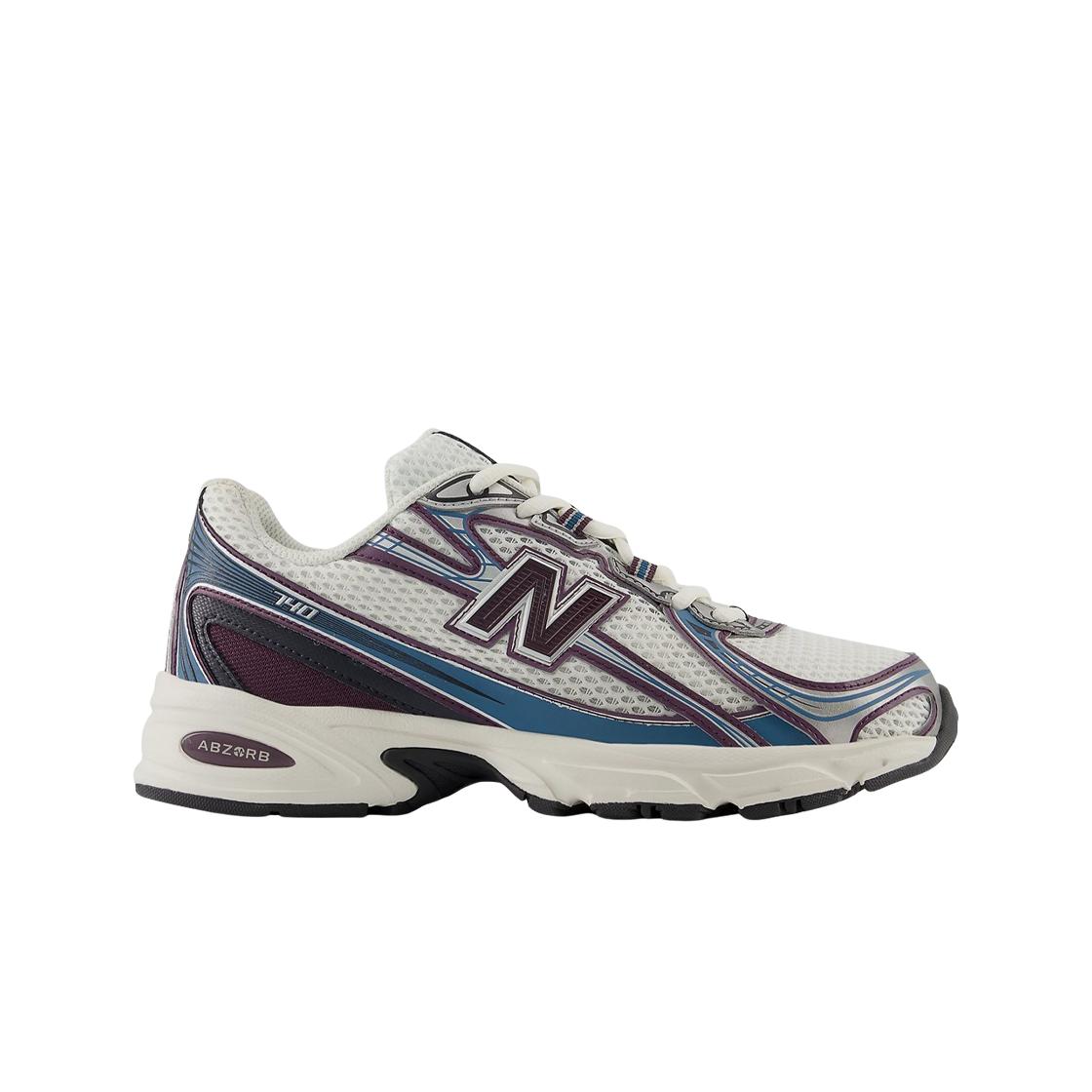 New Balance 740v2 Sea Salt Plum Unisex Sneaker Creme Pflaumenbraun Terrarium U740PB2 40