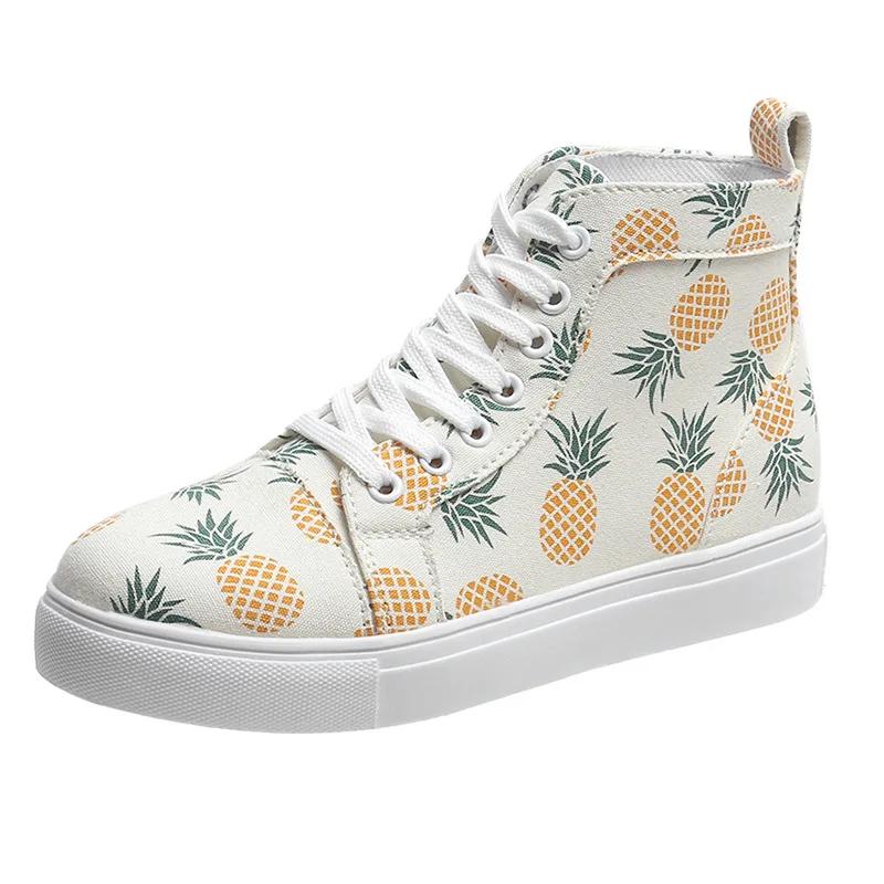 Herren High Top Canvas Schuhe Mode Schuhe Print Herren Casual Sneakers Coole Street Brand Schuhe Klassische männliche vulkanisierte Schuhe 43