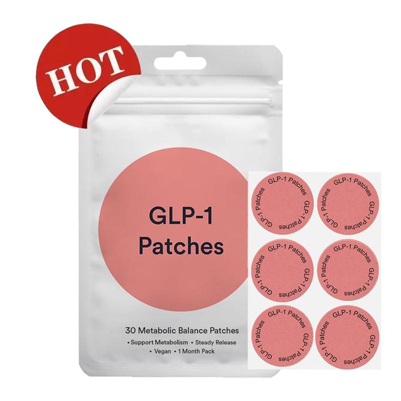 GLP-1 | Energie-Pflaster 30 Stoffwechselbalance-Pflaster mit Berberin Langzeitfreisetzung Veganes NMN & Resveratrol, Vegane Inhaltsstoffe, Koffein und Roter Ginseng 1 pack