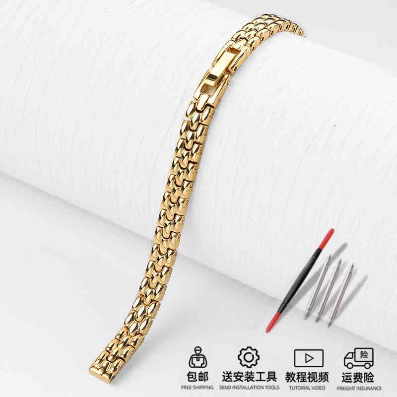 6mm 8mm 10mm 12mm 14mm 16mm Damen Kleinformat Armband Universell Edelstahl Mode Damen Armband Klein Dünn Gold Armband 8mm gold