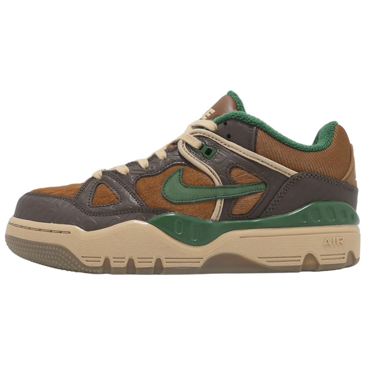 Nigo x Nike Air Force 3 Low OGIN - Baroque Brown Fir Otsumo Plaza Japan Exklusiv Herren Sneaker Hanf Pekannuss HQ7533-201 42.5