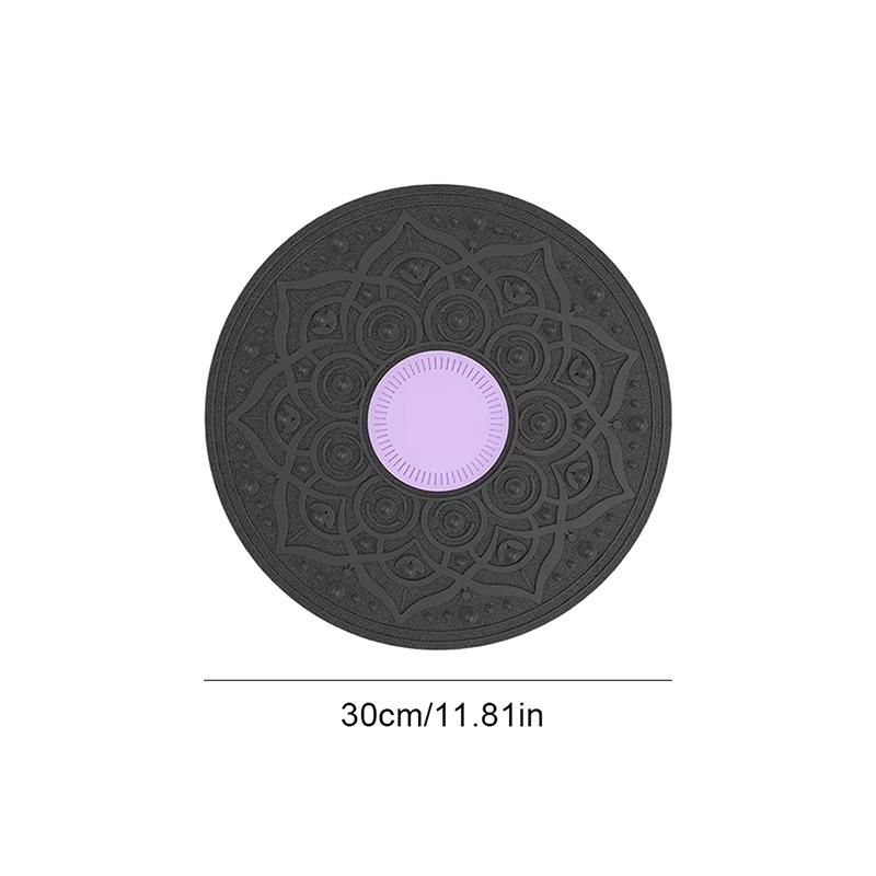 1 Stück rutschfester Balance-Trainer, Wobble Balance Board, Balance Exerciser, tragbares Stabilitätsbrett für Ganzkörperübungen violett