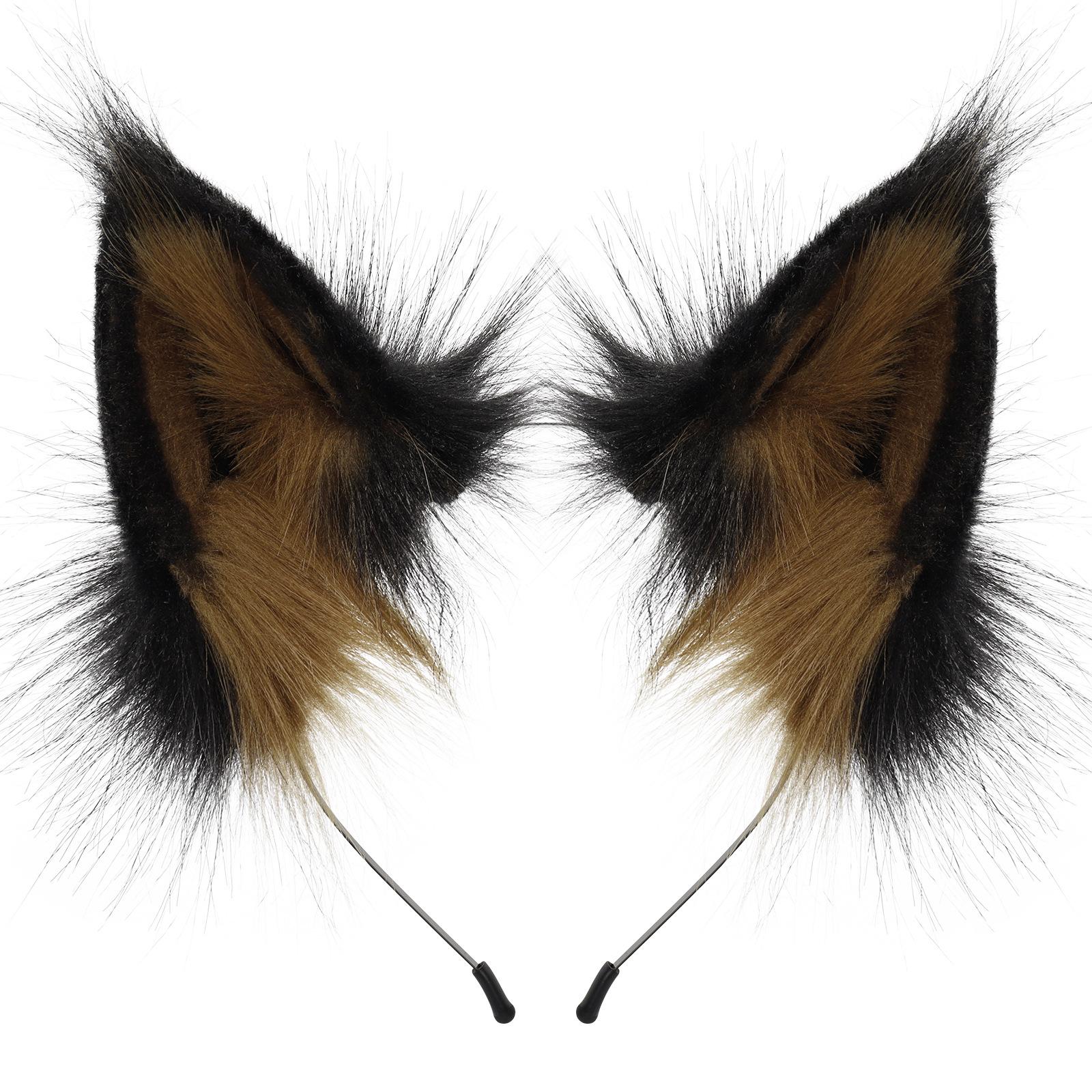 Süßes Stirnband Cosplay Katzenohren Haarreif Flauschige Handgefertigte Kopfbedeckung Verkleidungen Kostüme Party Cosplay Zubehör