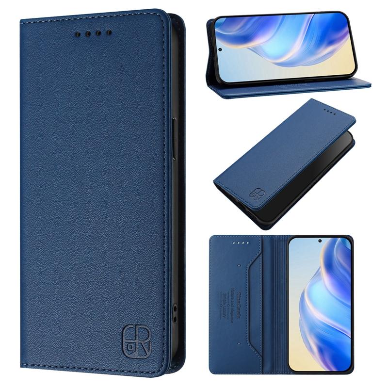A17 Hülle für Samsung Galaxy A17 5G Hülle Leder Magnetische Hülle für Samsung A 17 SM-A176B GalaxiA17 4G SM-A175F Klapphülle Fundas for Samsung A17 5G black