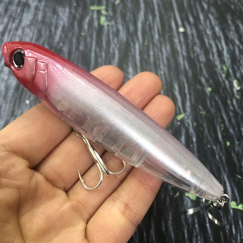 17g Surface Pencil Angelköder Walk the Dog Schwimmend Wobbler Laser Künstlicher Köder für Forelle Barsch Topwater Swimbait Ausrüstung 100mm