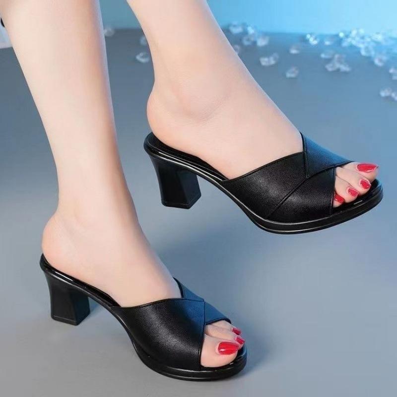 Damen Sandalen Sommermode Damen Bequeme Plateau Sandalen Damen Casual Atmungsaktive Hausschuhe Schuhe 39 schwarz