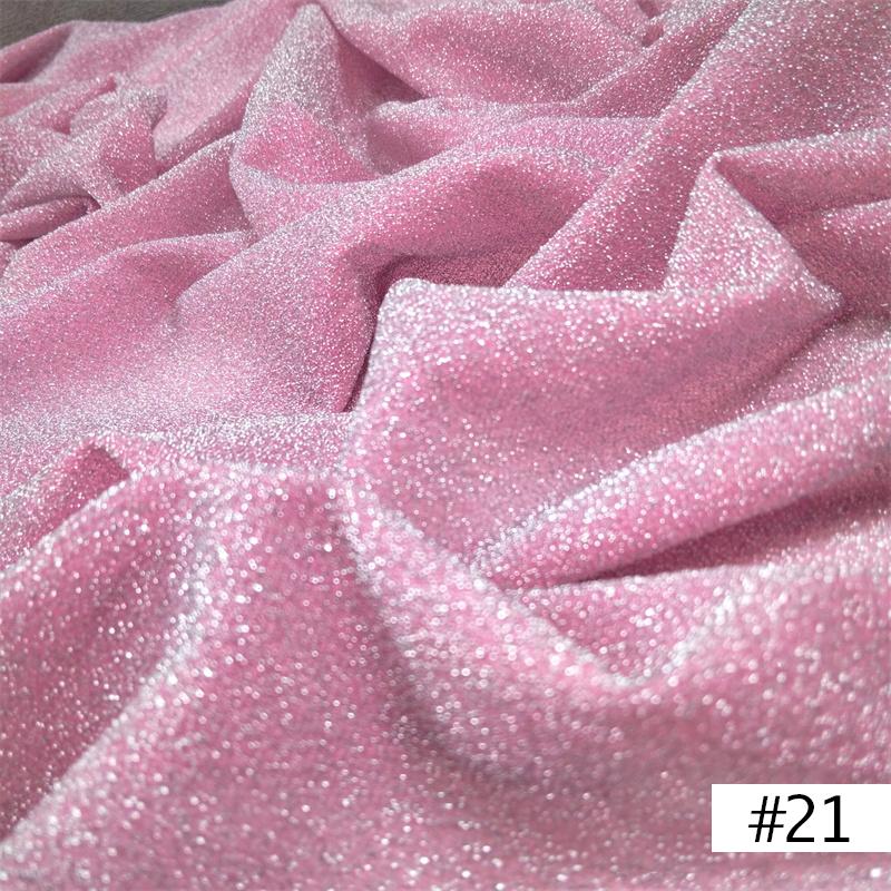 50X150Cm Glitzer Stretch Mesh Stoff Sternenhimmel Design Hochzeit Abendkleid Party Vorhang Handgemacht DIY Nähen Bekleidungsstoff 50X156CM pink