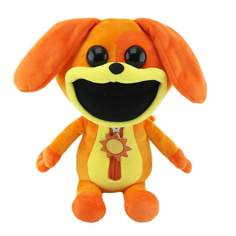 Smiling Meow Smiling Critters – Nickerchen-Plüschpuppe Smiling Critters – Furchterregende Tierserie – Plüschtier – Nickerchen-Katze – Puppen – Kinderspielzeug – Geschenk Orange 25CM 190g orange