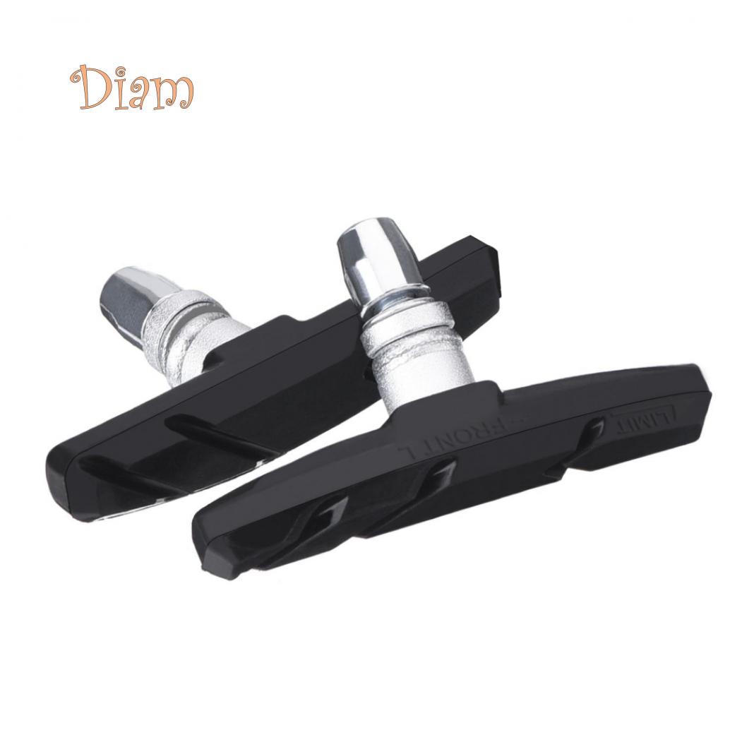 Paar langlebige Fahrrad Radfahren Fahrrad Bremshalter Pads Schuhe Blöcke Zubehör Zubehör schwarz