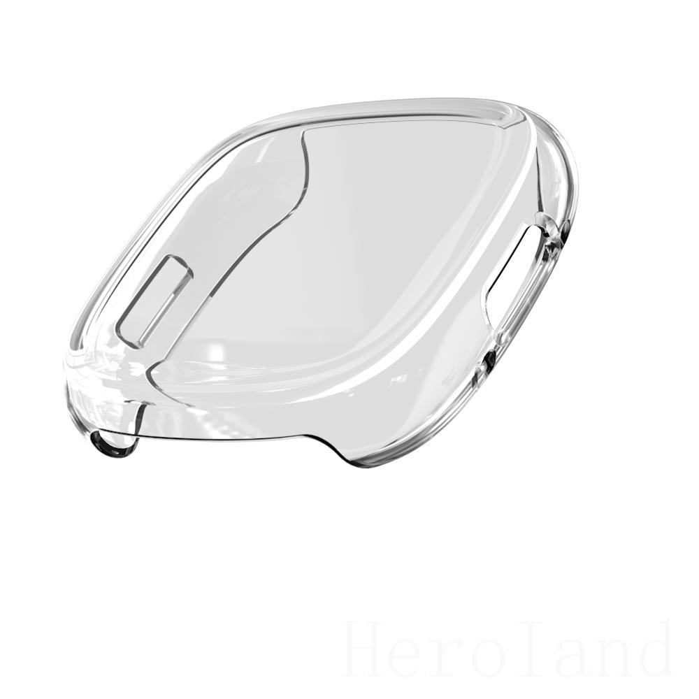 Volle Schutzhülle Abdeckung Für Fitbit Versa 4 SmartWatch Screen Protector Für fitbit versa4 Zubehör Rahmen Fällen Weiche TPU heißer For Fitbit Versa 4 transparent