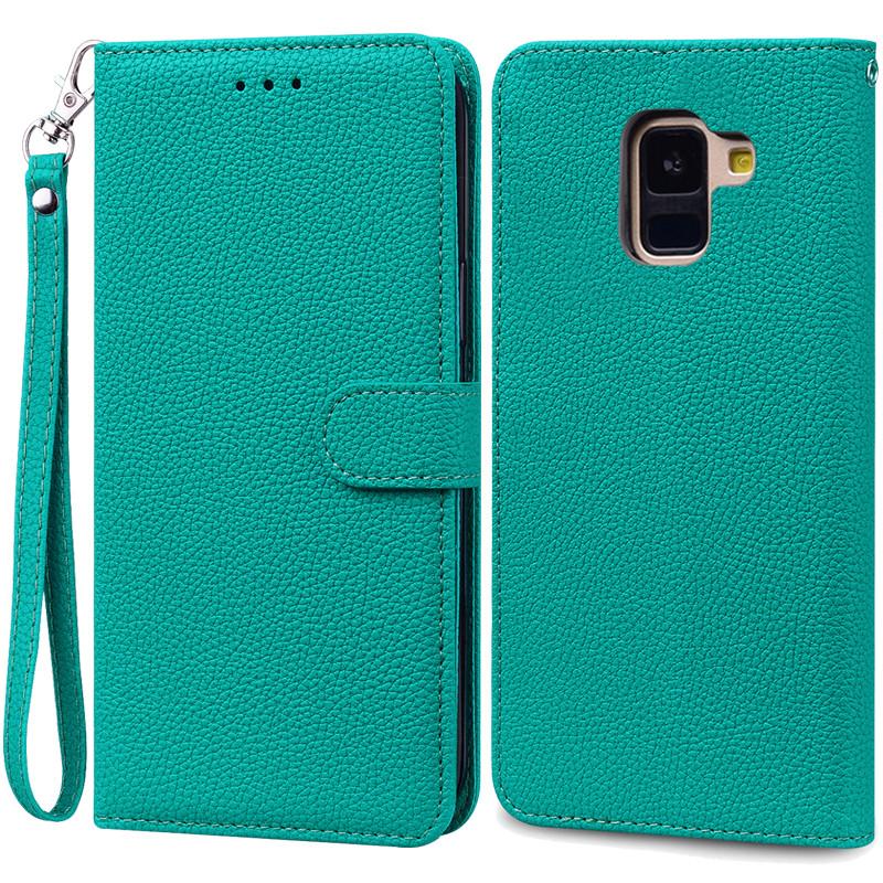 A8 Plus Hülle für Samsung Galaxy A8 2018 Hülle A530F SM-A530F Brieftasche Flip Lederhülle für Samsung A8 Plus 2018 A8+ A730F Hülle A8 Plus 2018 A730F