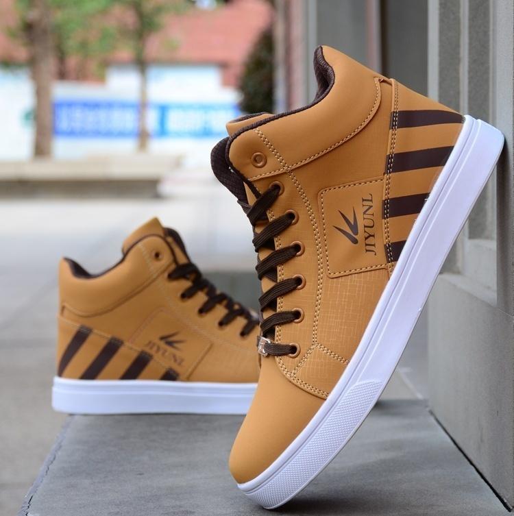 Mode Für Männer Casual Turnschuhe Straße Coole Turnschuhe Männliche Wohnungen Schnüren Skateboard Schuhe Plus Größe Herren Schuhe Chaussure Homme Sport schuhe 42 braun