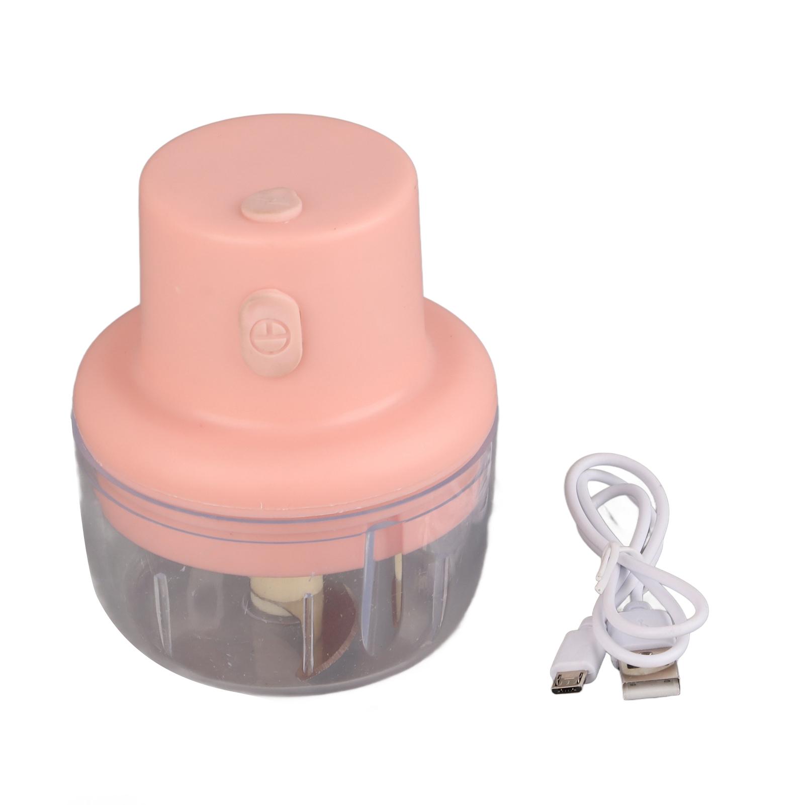 Wireless Rechargeable Garlic Chopper USB Powered Portable Electric Mini Garlic Crusher for Kitchen L(for 6.5-9kg)